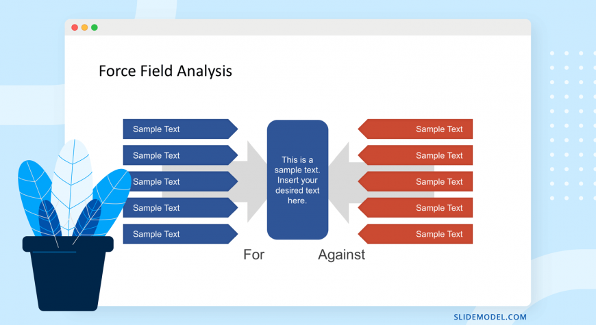 Force Field Analysis Slide Ppt Template Slidemodel