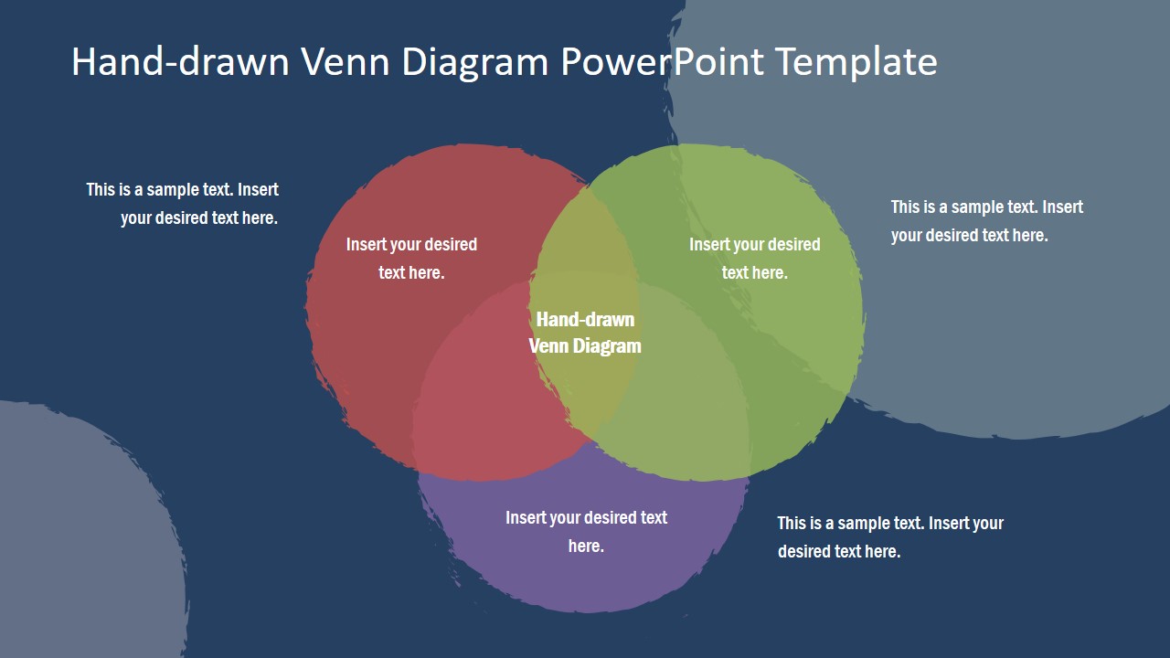 Hand Drawn Venn Diagram Powerpoint Template Slidemodel