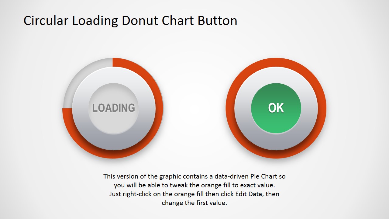 Circular Donut Chart Button For Powerpoint Slidemodel The Best Porn Website