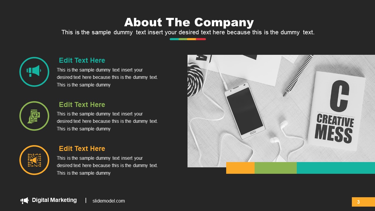 Digital Marketing PowerPoint Template Presentation Slides