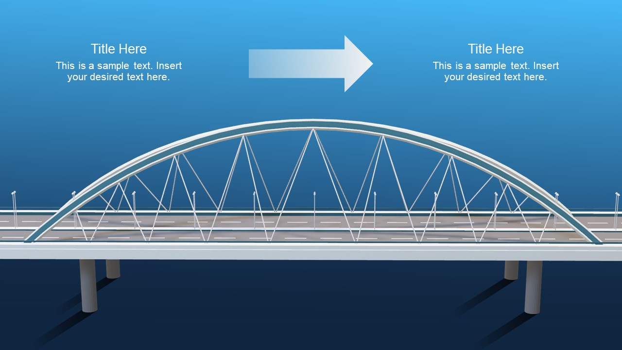 Animated D Bridge Powerpoint Template Slidemodel