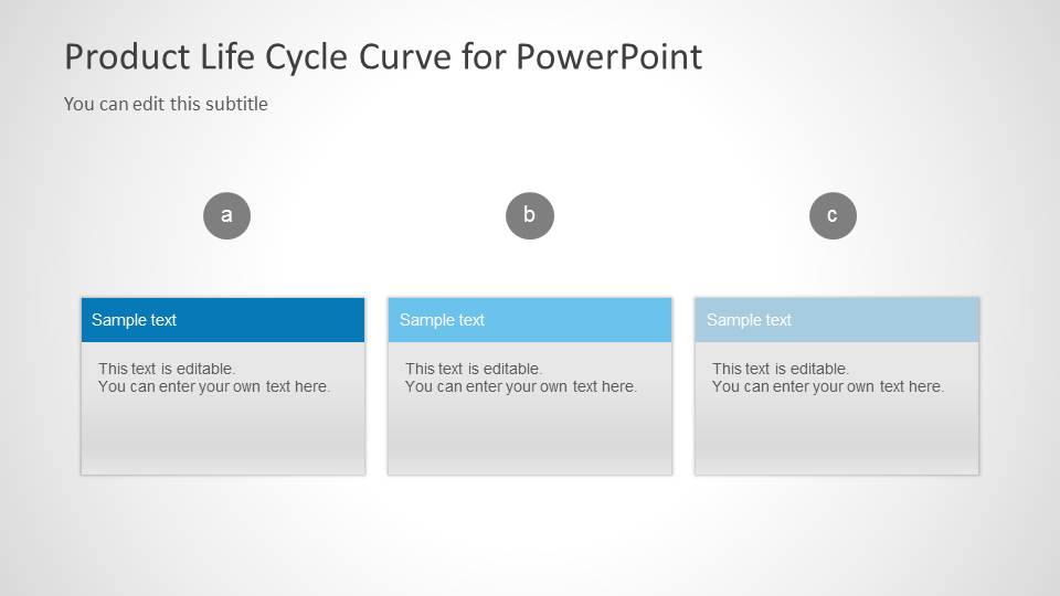 Product Life Cycle Curve For Powerpoint Slidemodel