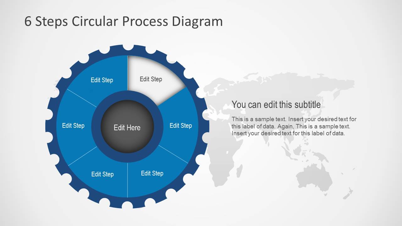 Steps Circular Process Diagram Slidemodel