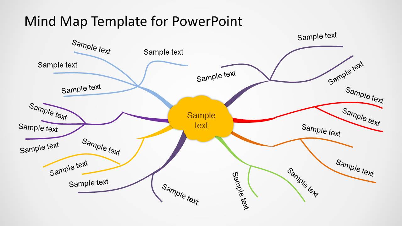 Microsoft Powerpoint Mind Map Template