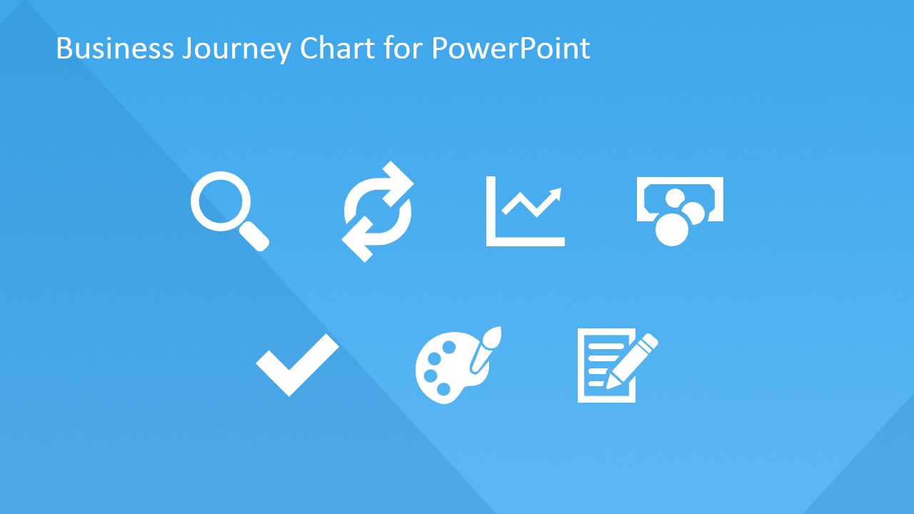 Flat Business Journey Chart Powerpoint Template Slidemodel