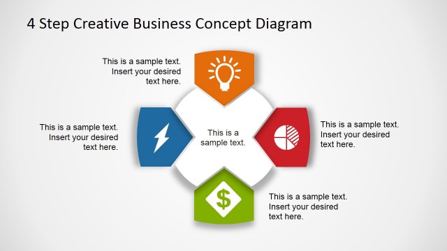 4 Steps PowerPoint Templates