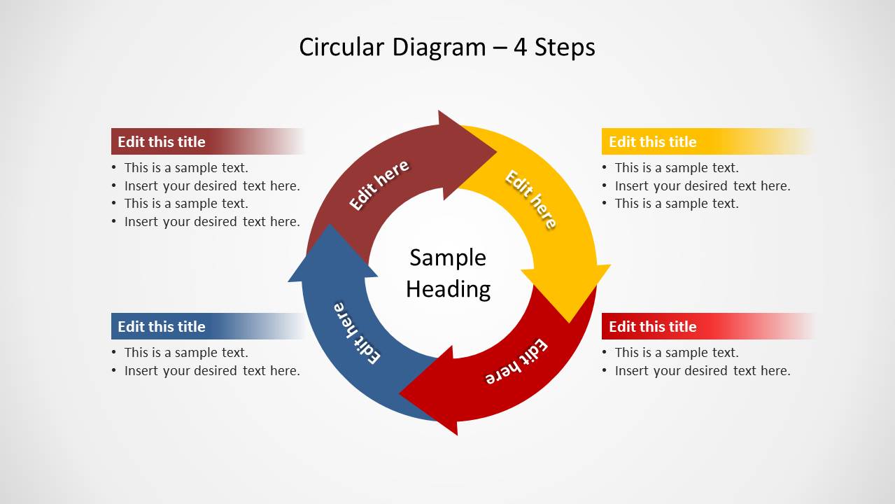 Step Circular Diagram Style For Powerpoint Slidemodel Powerpoint My Xxx Hot Girl