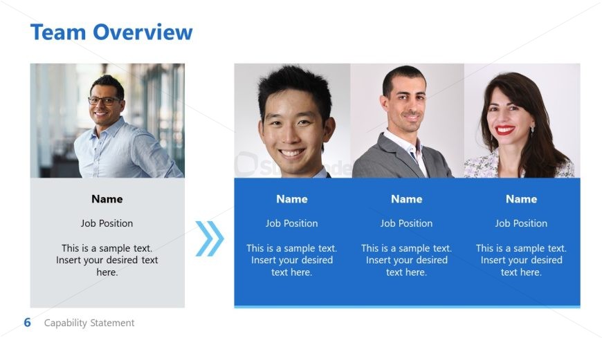 Team Overview With Images SlideModel