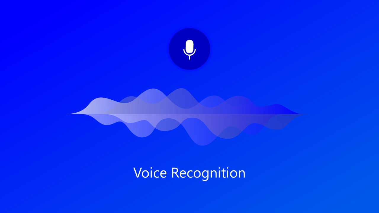 Free Voice Recognition PowerPoint Template Google Slides