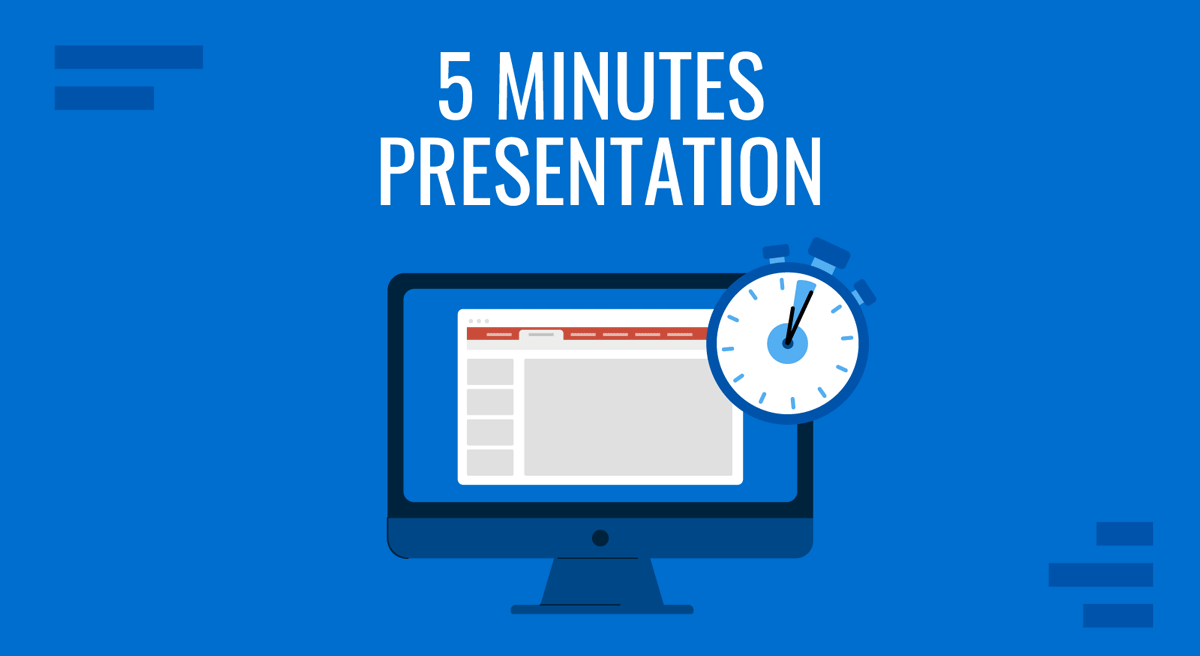 first 5 minutes of a presentation