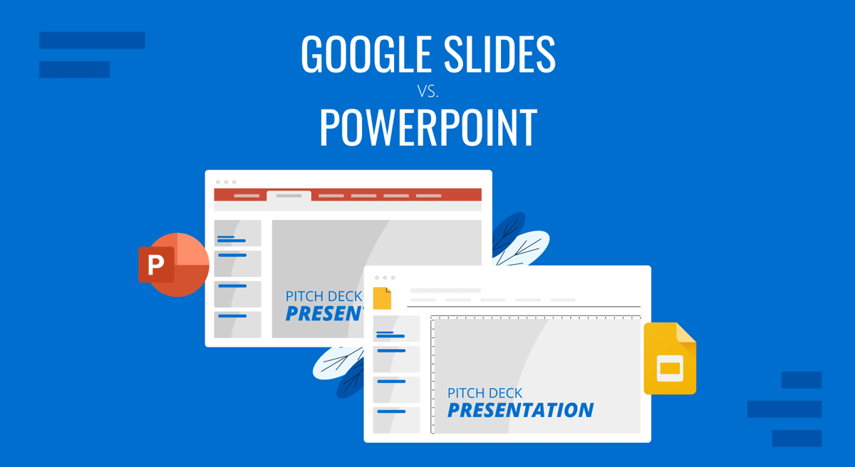 Cover for Google Slides vs. PowerPoint comparison guide