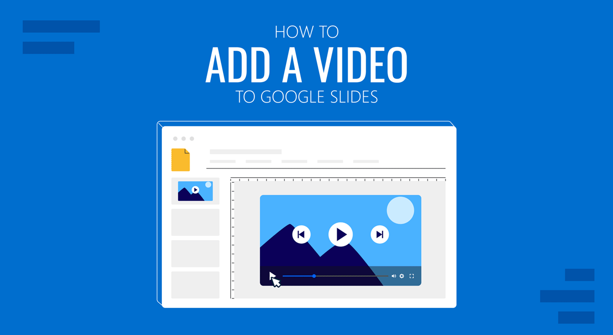 cover for how to add a video to Google Slides