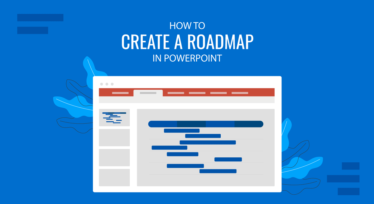 Cover for how to create a roadmap in PowerPoint guide