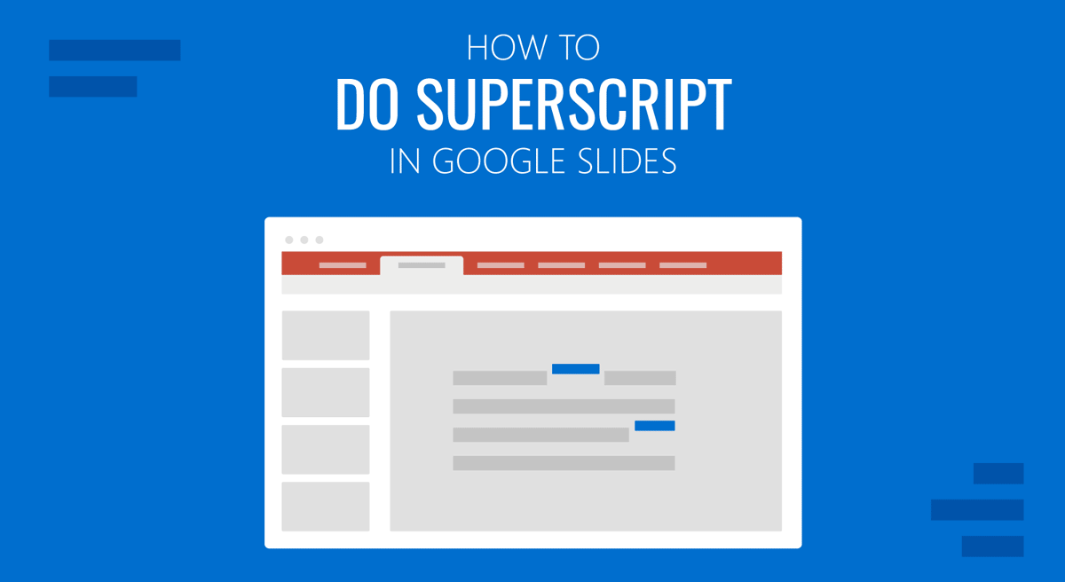 Cover for How to do Superscript in Google Slides