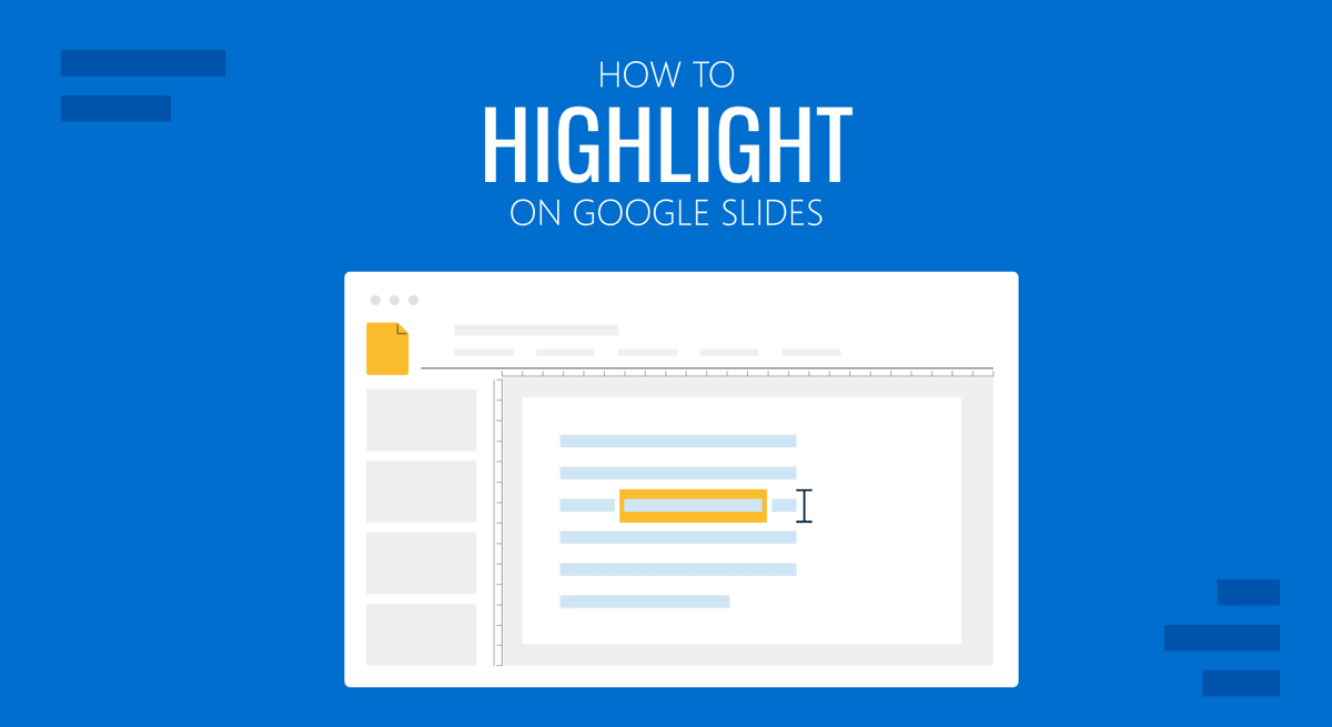 Cover for How to Highlight on Google Slides