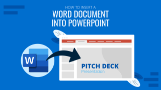 how to add a powerpoint presentation to a word document