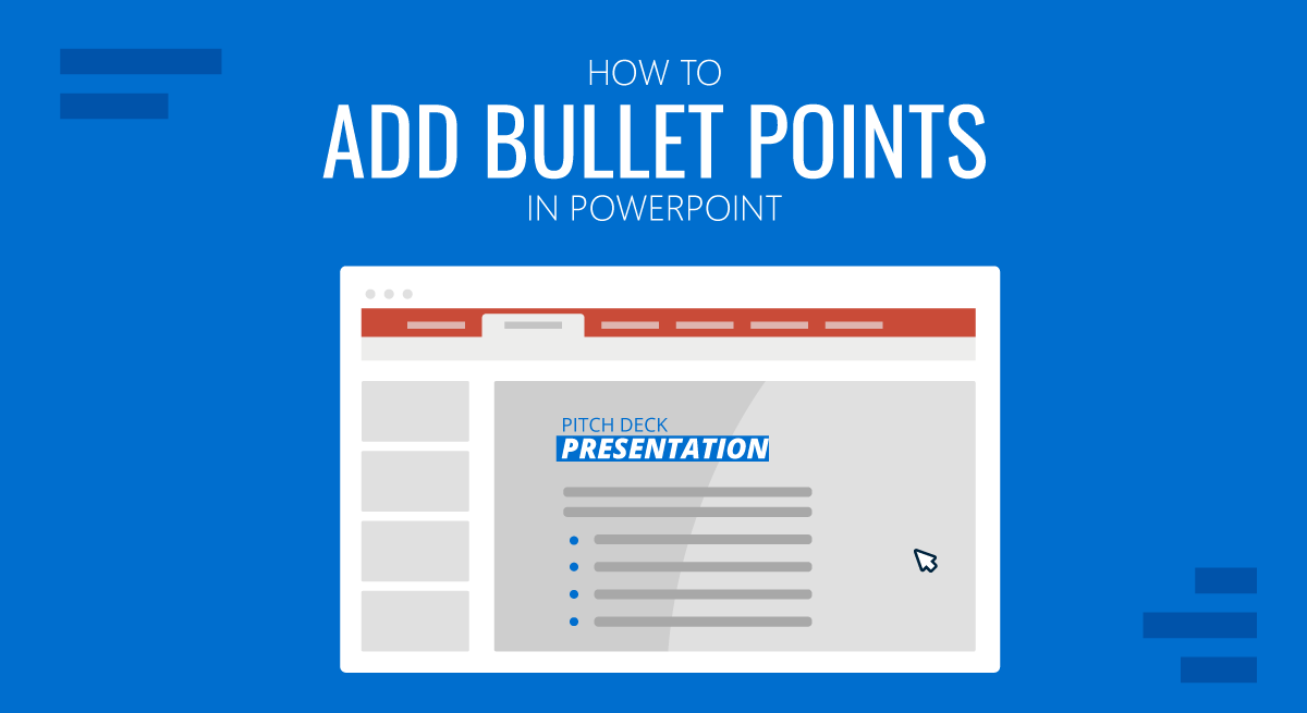 Cover for how to add bullet points in PowerPoint