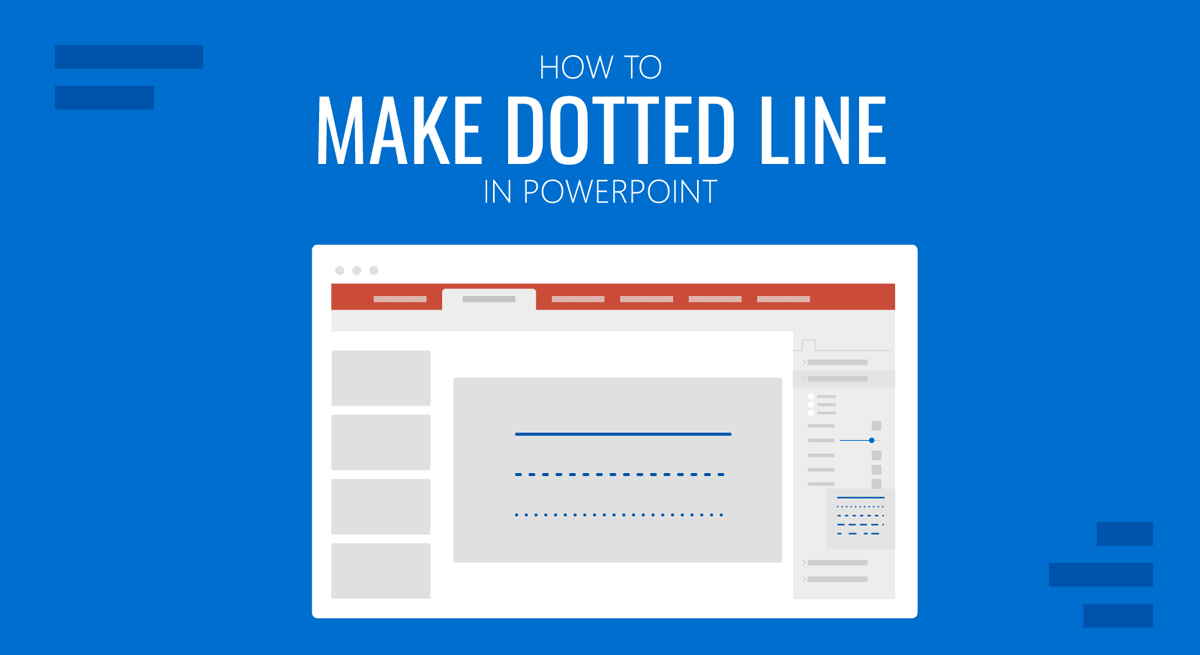 Cover for how to make dotted line in PowerPoint