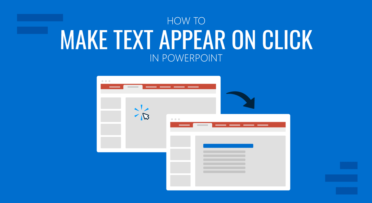 Cover for How to Make Text Appear on Click in PowerPoint