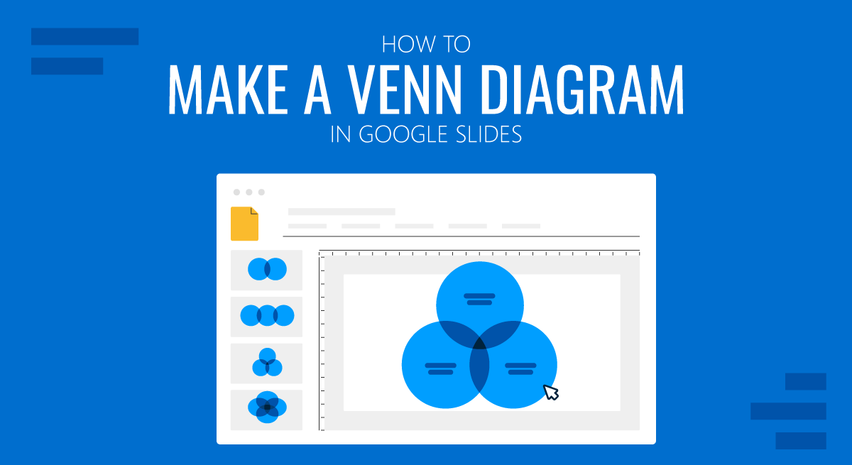 cover for how to make venn diagrams in Google Slides