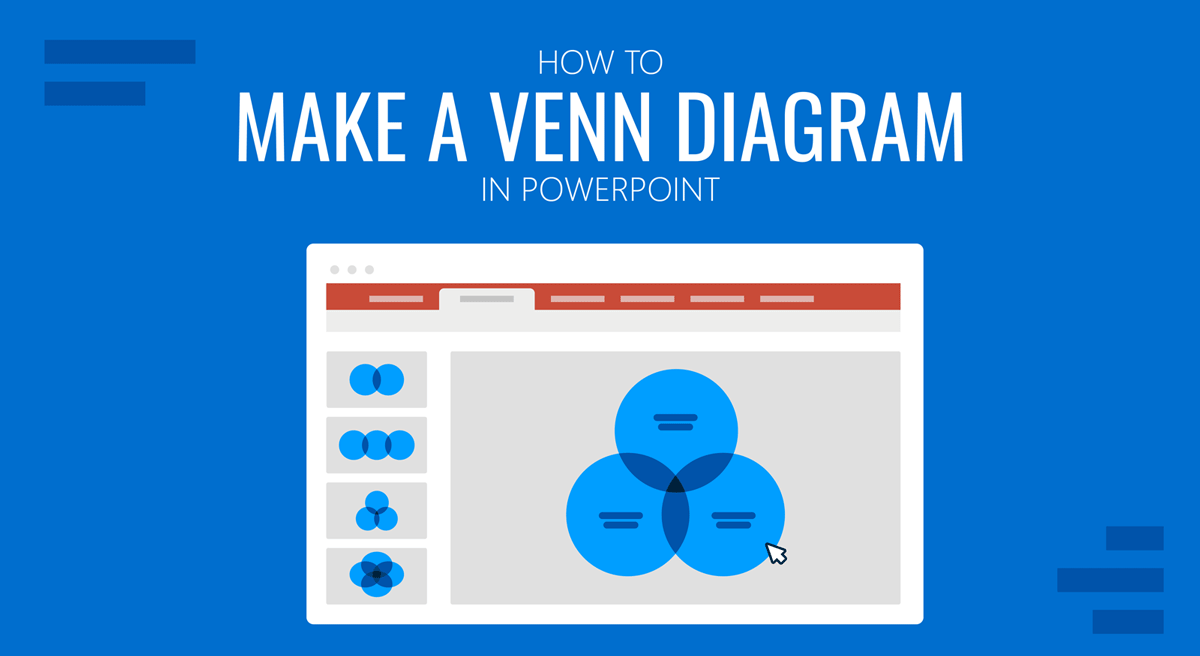 Cover design for an article on How to make a Venn diagram in PowerPoint.