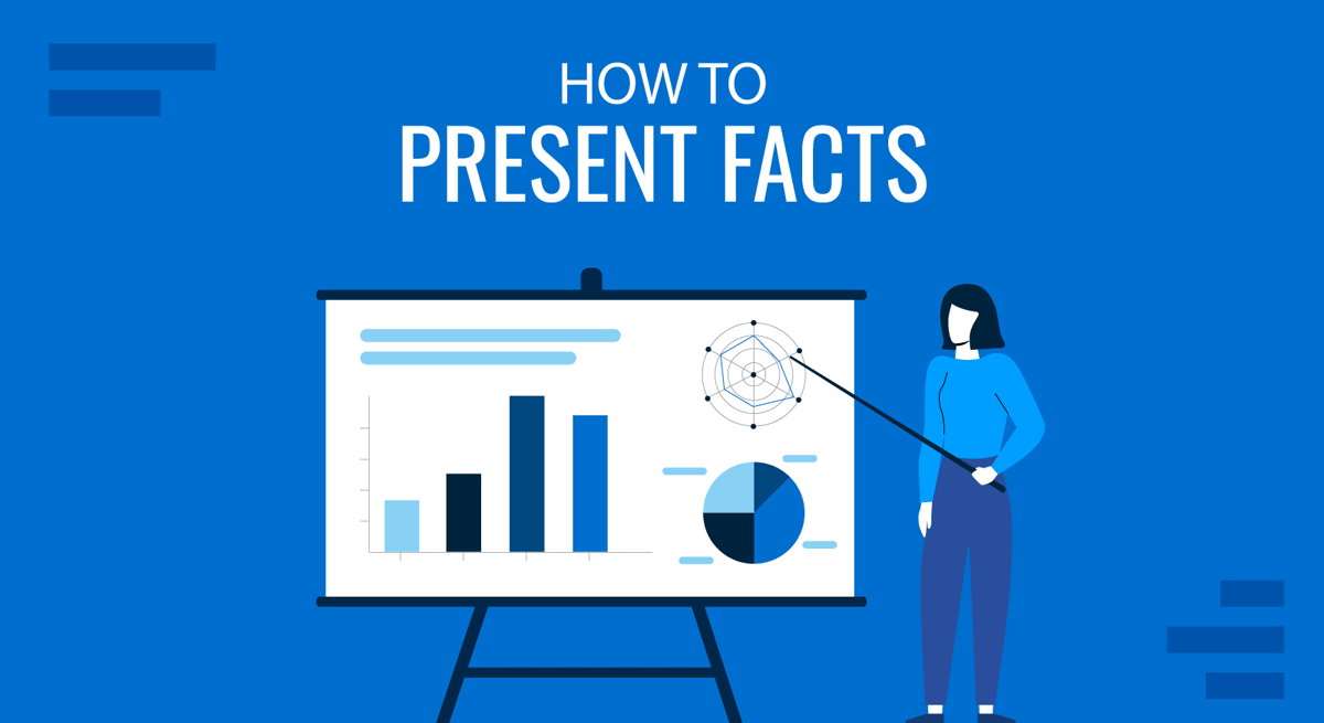 Cover for How to Present Facts guide by SlideModel