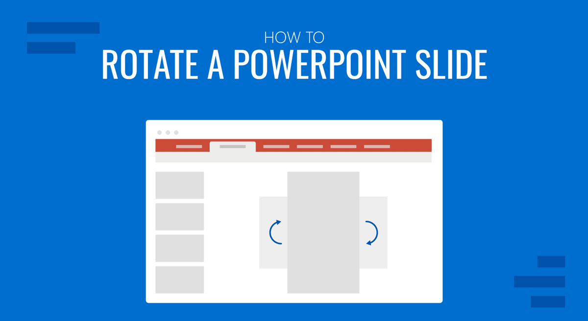 Cover for how to rotate a PowerPoint slide