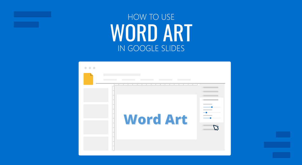 Cover for how to use Word Art in Google Slides