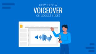 google presentation voice over