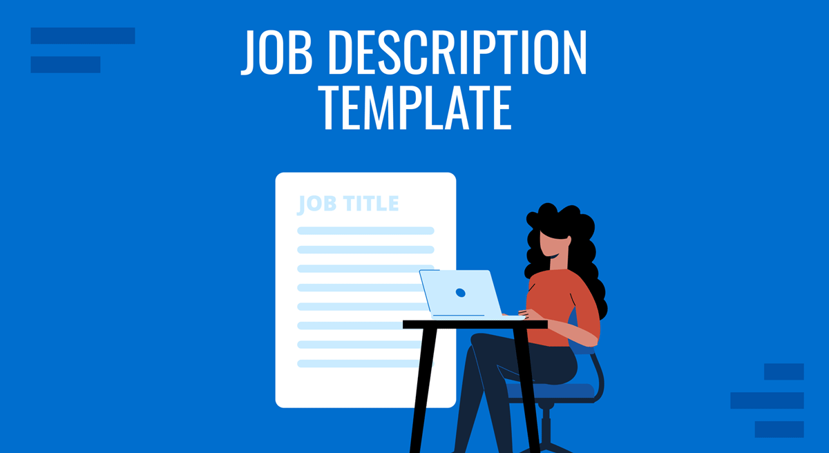 Cover for Job Description Template guide by SlideModel