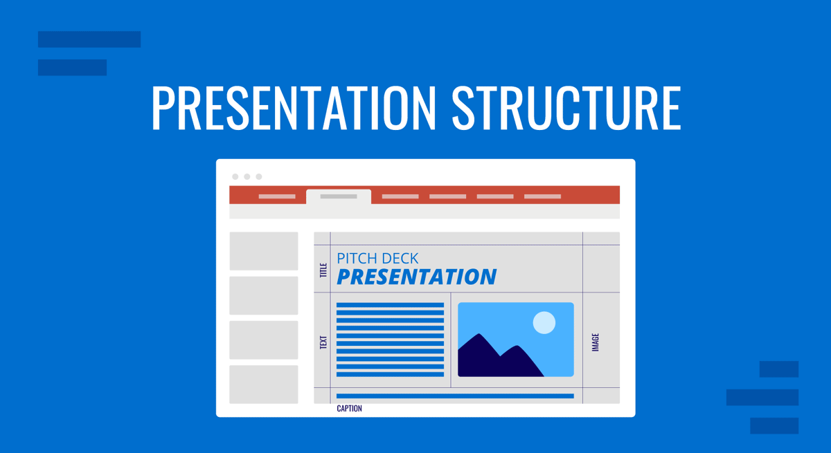 Cover for Presentation Structure guide by SlideModel