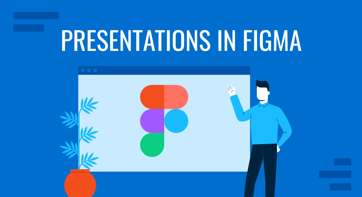 Cover for how to make presentations in Figma by SlideModel