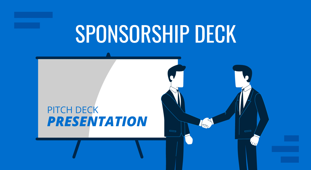 Cover for guide on how to create a Sponsorship Deck by SlideModel
