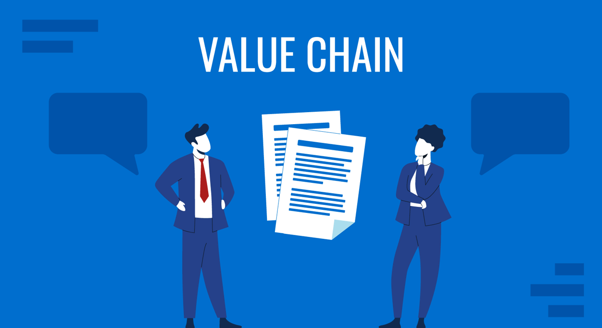 Cover for Value Chain Analysis guide by SlideModel