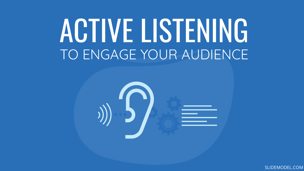 Active Listening and the Art of Engaging your Audience PPT Template