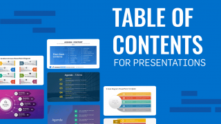 make a table of presentation