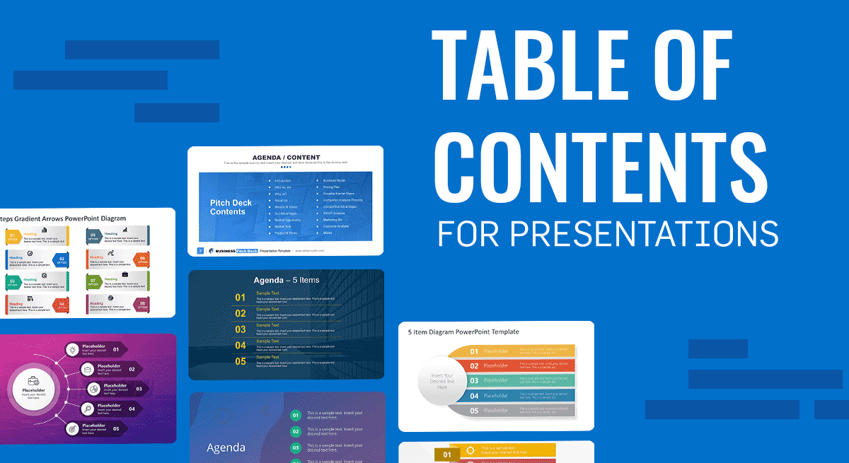 Table of Contents PowerPoint