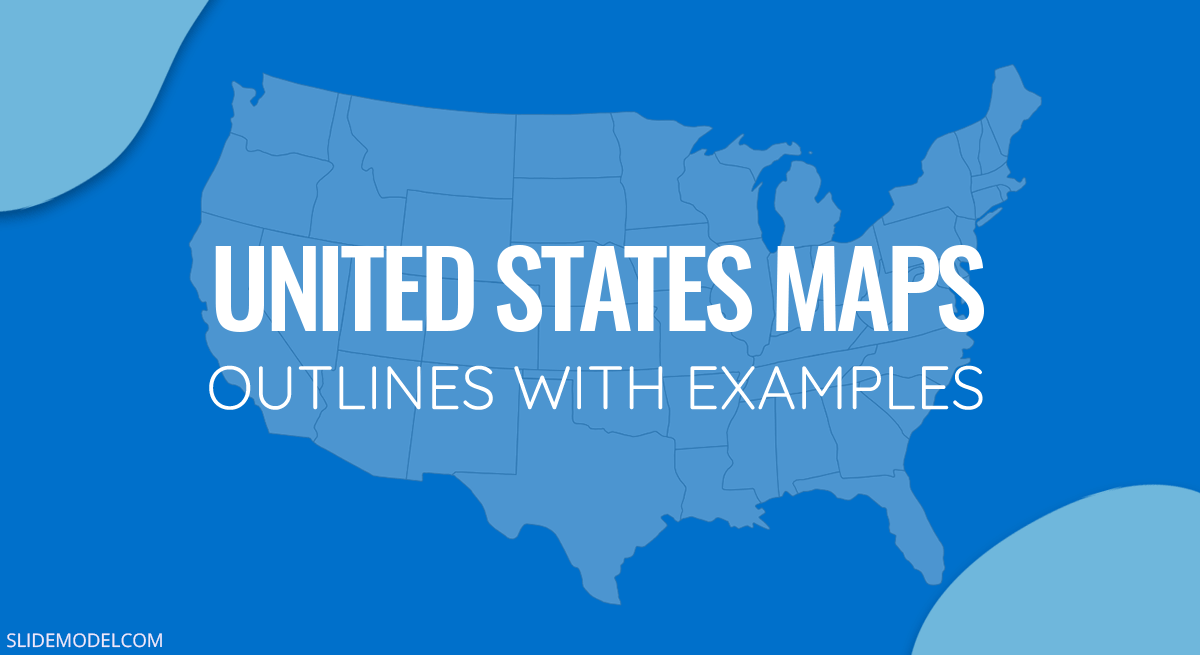 Unite States Outline Maps PPT Template 