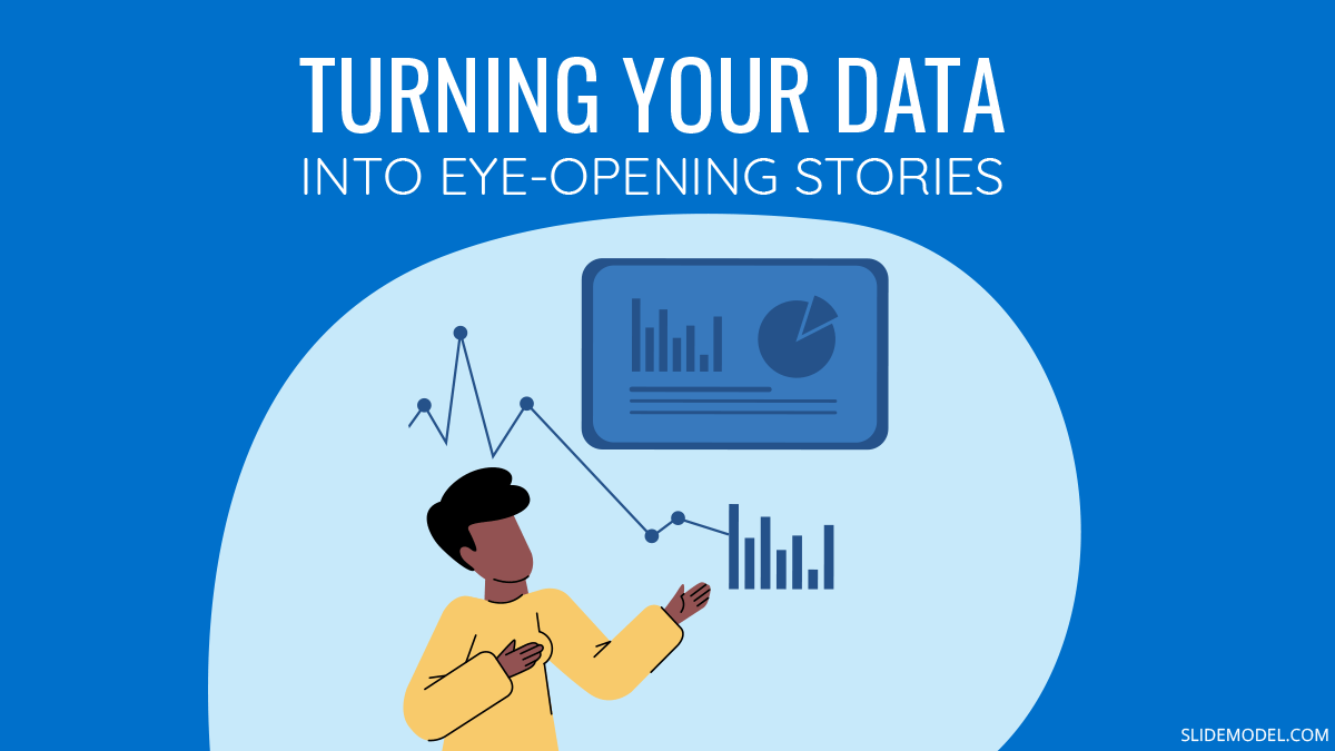 Turning Your Data into Eye-opening Stories PPT Template 