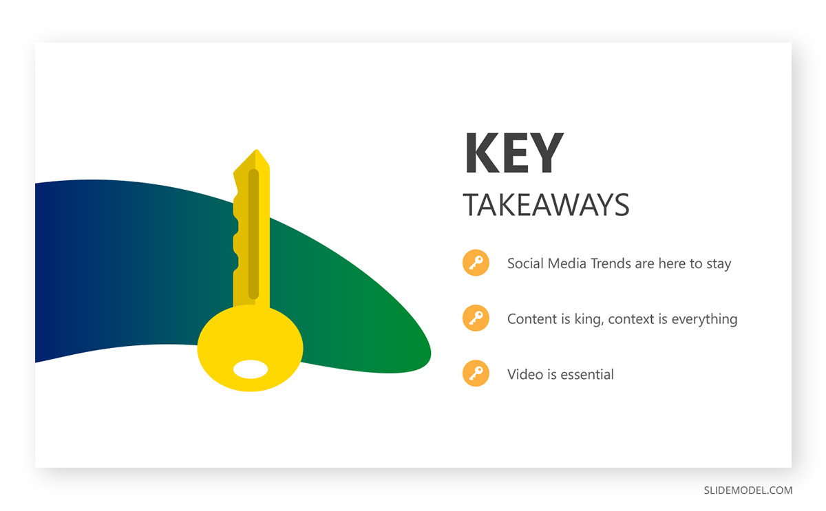 Key TakeAways Summarizing PPT Template 