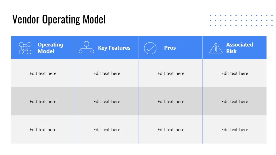 Vendor Management PowerPoint Template & Presentation Slides