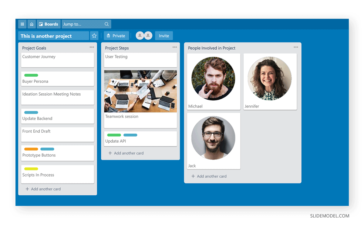 Trello Board PPT Template