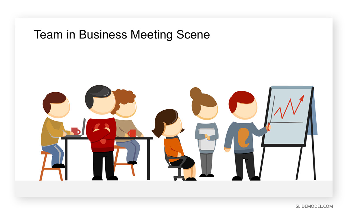 Casual Team Meeting Summarizing Team Meeting PPT Template 