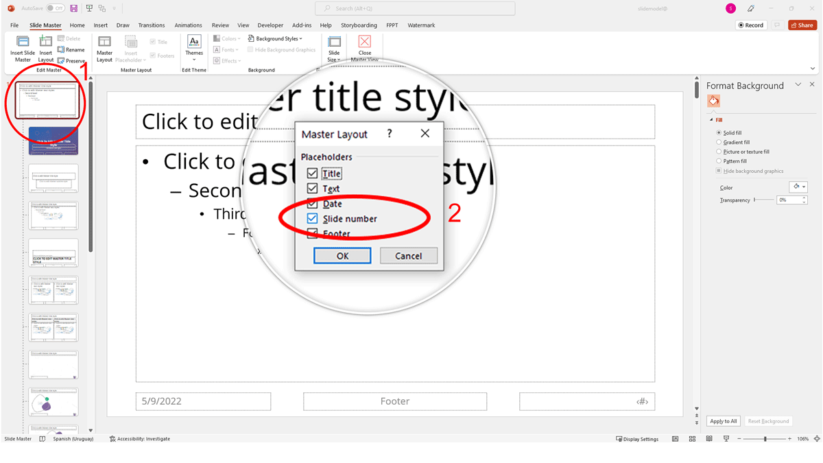 How to Add Slide Numbers in PowerPoint and Google Slides SlideModel