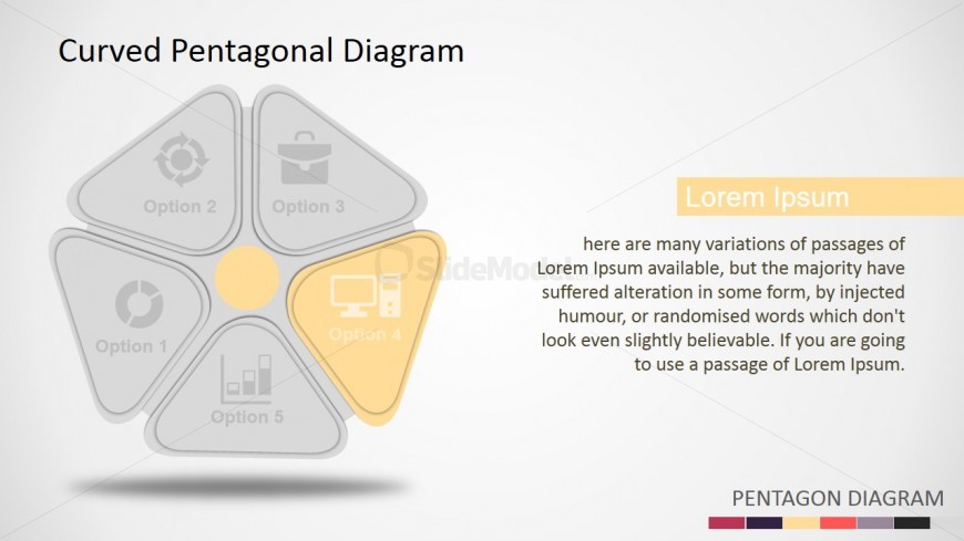 PowerPoint 3D Shapes Pentagon