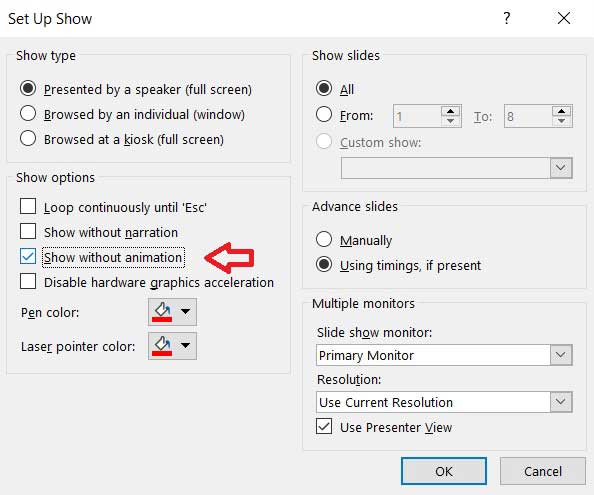 How to Remove Animations from PowerPoint and Google Slides