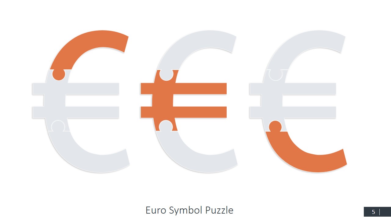 Euro Jigsaw PPT Slide Design