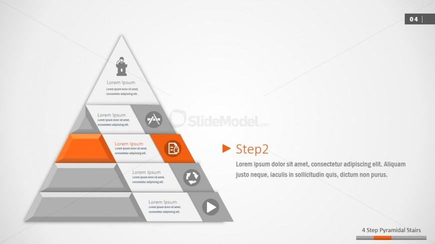 3D Pyramid Diagram for PowerPoint