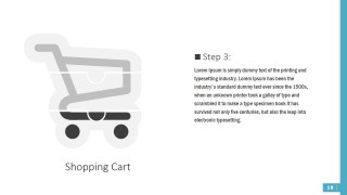 PowerPoint Shopping Cart Shapes