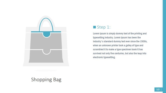 PPT Shapes of Shopping Bag Puzzle Segments